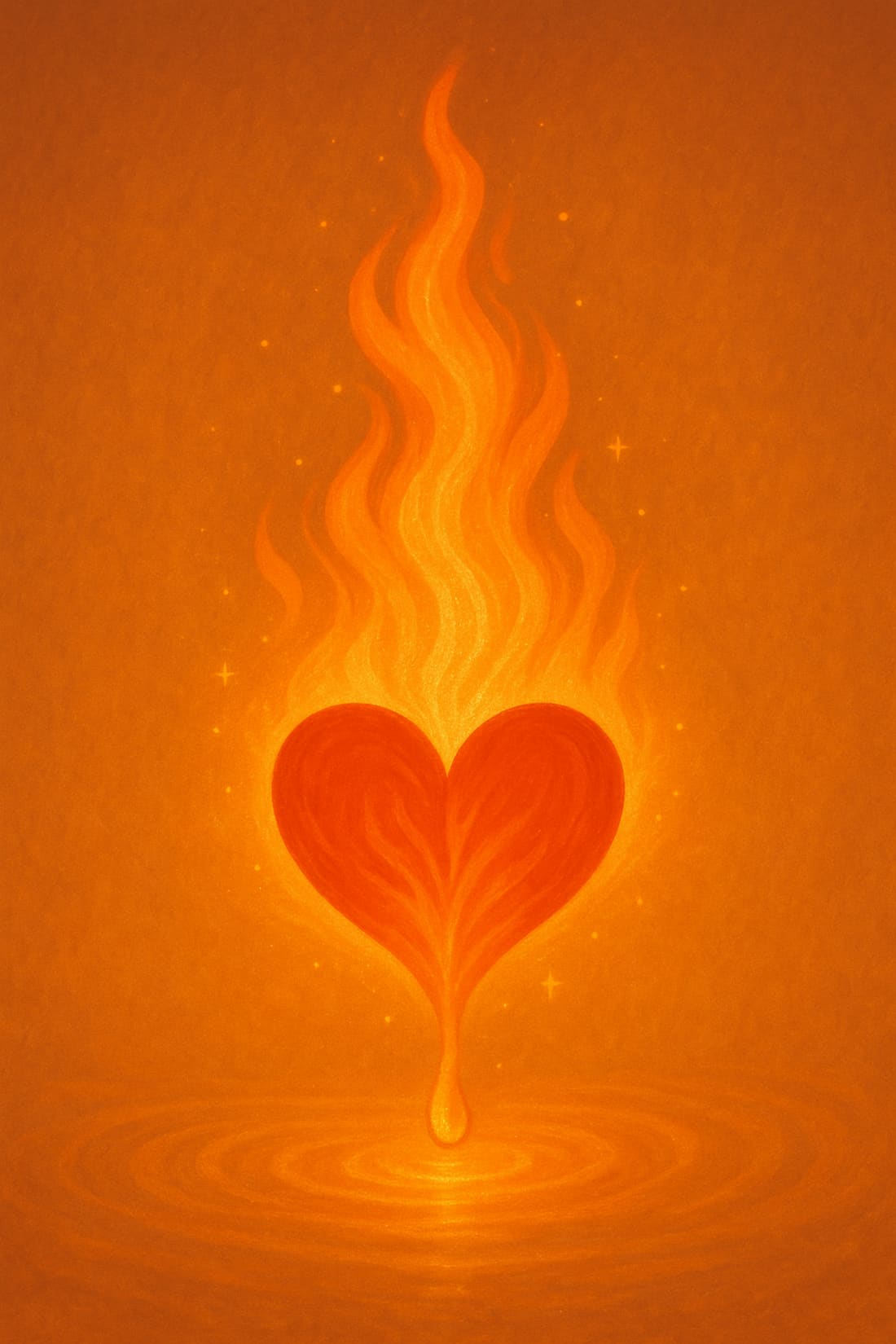 Act I — Flame artwork